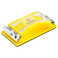 Materiały ścierne - Blok ścierny 100 x 210 mm, metalowe zaciski TOPEX - miniaturka - grafika 1