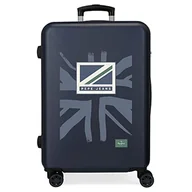 Walizki - Pepe Jeans Tom Średnia walizka Niebieski 46x65x23 cms Sztywne mocowanie ABS 56L 3,22 kg 4 koła, niebieski, Talla única, średnia walizka - miniaturka - grafika 1