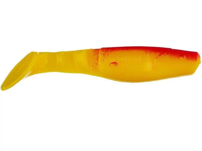 MANNS Predator 90mm Żółty z czerwonym grzbietem