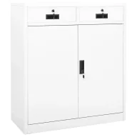 Szafy i regały magazynowe - Elior Biała stalowa szafka biurowa na klucz G8-Z22 - miniaturka - grafika 1