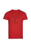Koszulki męskie - O'Neill Męski T-shirt z krótkimi rękawami, Explore podkoszulek (2 sztuki), 13017 czerwony (High Risk Red), XL-XXL - miniaturka - grafika 1