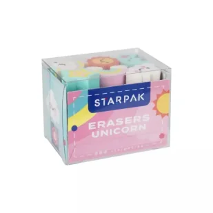 Gumki do mazania Sky 6 szt. - Starpak - Przybory szkolne - miniaturka - grafika 1