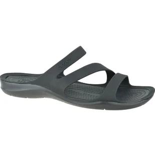Sandały Kobieta Crocs Swiftwater czarny - Sandały damskie - miniaturka - grafika 1