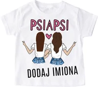 Koszulki dla dziewczynek - koszulki dla przyjaciółek z imionami - miniaturka - grafika 1