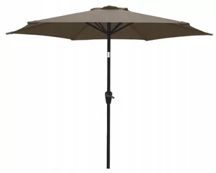 DUŻY SKŁADANY REGULOWANY PARASOL OGRODOWY 300cm ORLANDO BEŻOWY - Parasole ogrodowe - miniaturka - grafika 1