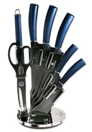 Noże - Zestaw noży ze stali nierdzewnej z powłoką non-stick morski M6-P28 - miniaturka - grafika 1