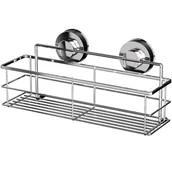 Półki łazienkowe - Ridder 12010200 półka prysznicowa z uchwytem na ssania, stal nierdzewna, chrom, 30 x 10,5 x 15,5 cm 12010200 - miniaturka - grafika 1