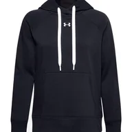 Dresy męskie - Bluza damska Under Armour Rival Fleece Hb Hoodie czarna - miniaturka - grafika 1
