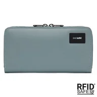 Portfele - Portfel damski duży RFID Pacsafe - miętowy - miniaturka - grafika 1