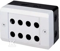 Sterowniki i przekaźniki - Obudowa do nabudowania 8 otworów montażowych I8 - miniaturka - grafika 1