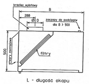 Okapy kuchenne - Optimet OP-0504 5000/600 - miniaturka - grafika 1