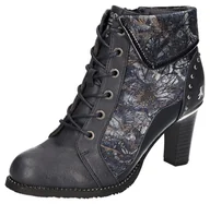 Kozaki damskie - 2Go Fashion 8238-507 kozaki damskie, grantowy, 37 EU - miniaturka - grafika 1