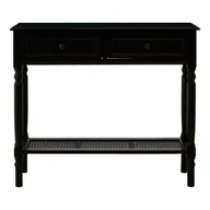 Konsole i sekretarzyki - Czarna konsola 33x91 cm Heritage – Premier Housewares - miniaturka - grafika 1