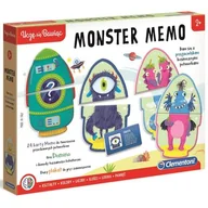 Gry planszowe - Clementoni Monster Memo - miniaturka - grafika 1