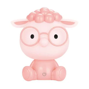 Lampa stołowa dziecięca LED 3W OWCA KDR-612-PK Zuma Line - Lampy stojące - miniaturka - grafika 1