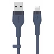 Kable USB - Belkin USB-A Lightning Silicone 3m Blue - miniaturka - grafika 1