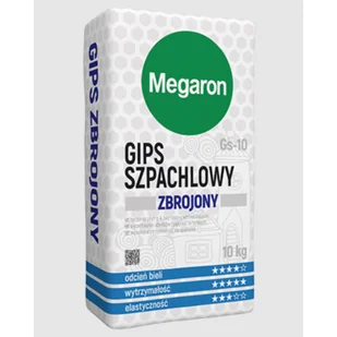Gips szpachlowy ZBROJONY 10 kg - Gipsy i gładzie gipsowe - miniaturka - grafika 1