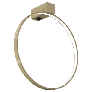 Kinkiet kuchenny AGARO 4316 Shilo LED 9W 3000K obręcz złoty - Lampy ścienne - miniaturka - grafika 1