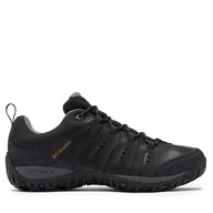 Buty trekkingowe męskie - Trekkingi Columbia Woodburn II Waterproof 1553001 Czarny - miniaturka - grafika 1