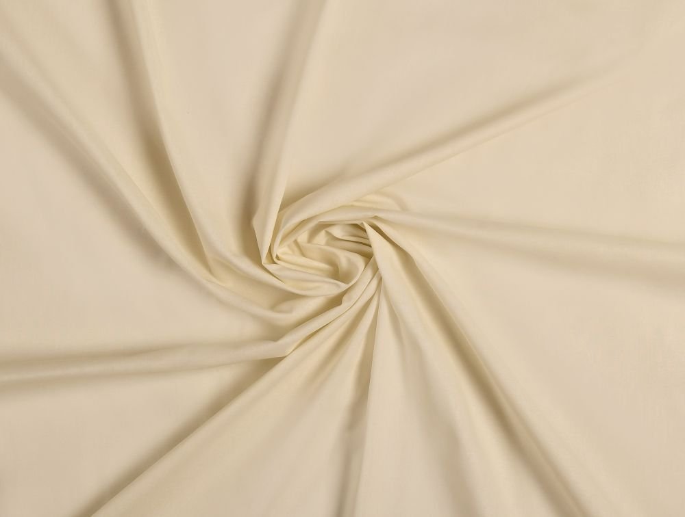 Kvalitex Bawełniane prześcieradło elastyczne off-white 90x200cm