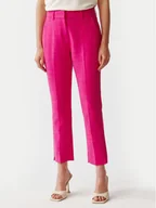 Spodnie damskie - Tatuum Chinosy Rimini T2406.141 Różowy Slim Fit - miniaturka - grafika 1