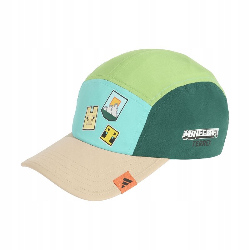 MŁODZIEŻOWA CZAPKA Z DASZKIEM ADIDAS MINECRAFT KC9492 r. OSFC