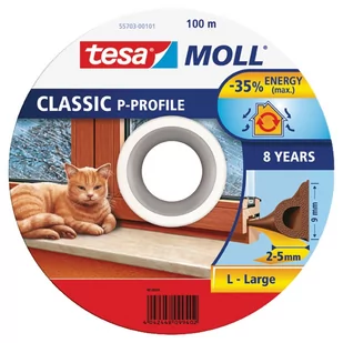 Tesa Uszczelka  profil P brązowa - Klamki - miniaturka - grafika 1