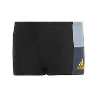 Kąpielówki dla chłopców - adidas chłopięce czarny Black/Tactile Blue/Trace Blue F17 1824M - miniaturka - grafika 1