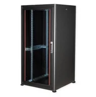 Szafy rack - ROLINE 19-calowa szafa sieciowa Basic 32 U, 800x800 WxD Szklane drzwi czarne - miniaturka - grafika 1