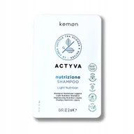 Szampony do włosów - KEMON Nutrizione Szampon do włosów przesuszonych saszetka 12ml - miniaturka - grafika 1