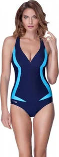 Aqua-Speed Kostium pływacki GRETA 46/04 granatowo-niebieski (49726) - Stroje kąpielowe - miniaturka - grafika 1