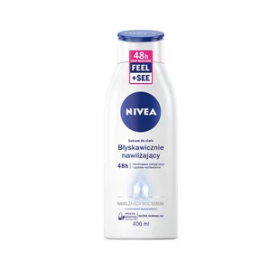 Nivea Błyskawicznie nawilżający balsam do ciała 400ml 92456-uniw - Balsamy i kremy do ciała - miniaturka - grafika 1