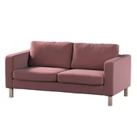 Pokrowce na meble - Dekoria pl pl Pokrowiec na sofę Karlstad 2-osobową nierozkładaną krótki jasna śliwka welwet 165 x 89 x 64 cm Ingrid 617-705-38 - miniaturka - grafika 1