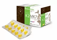 Witaminy i minerały dla sportowców - Młyn Oliwski Młyn Oliwski, BeneVobis, Witamina K2 MK7 (vitaMK7) 100mcg z NATTO, 60 kapsułki - miniaturka - grafika 1