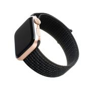 Akcesoria do zegarków - FIXED Nylon Strap do Apple Watch reflective black - darmowy odbiór w 22 miastach i bezpłatny zwrot Paczkomatem aż do 15 dni - miniaturka - grafika 1