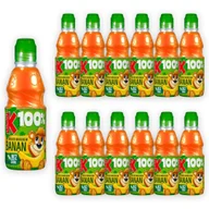 Soki i napoje niegazowane - Kubuś 100% Sok banan marchew jabłko 300 ml x 12 sztuk - miniaturka - grafika 1