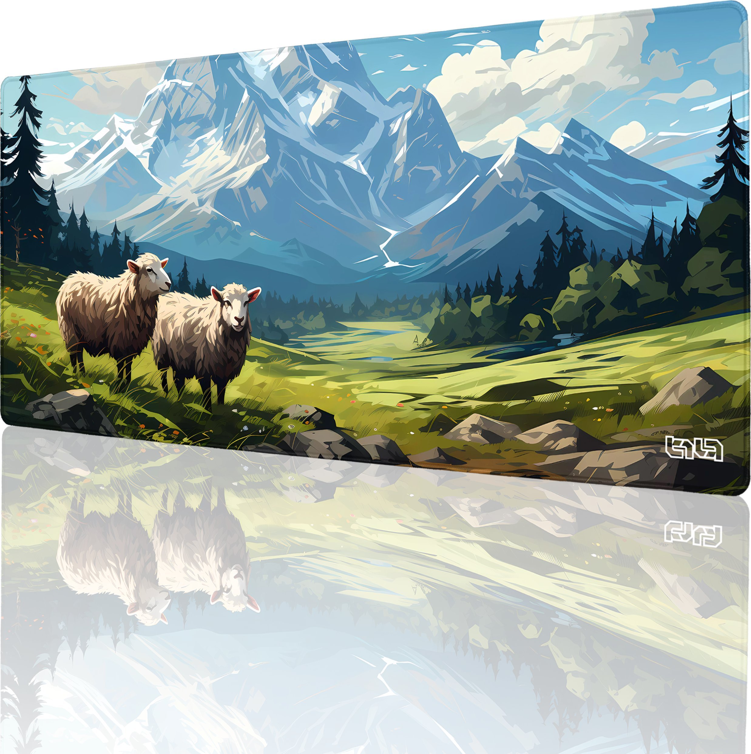 Podkładka Tilt PODKŁADKA GAMINGOWA Górskie Owce 90x40 TILT Dla gracza Prezent
