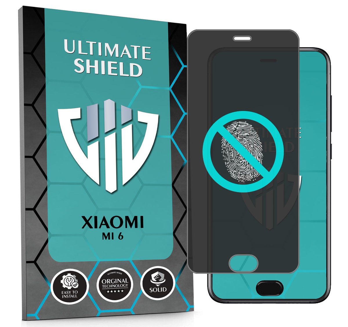 NAJLEPSZE SZKŁO 5D PEŁNE DO XIAOMI MI 6 SZKIEŁKO NIETŁUKĄCE ORYGINAŁ
