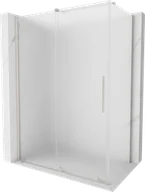 Kabiny prysznicowe - Mexen Velar kabina prysznicowa rozsuwana 160x90 cm, szron, nikiel szczotkowany - 871-160-090-31-97 - miniaturka - grafika 1