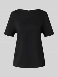 T-shirt o kroju regular fit z czystej bawełny - Koszulki i topy damskie - miniaturka - grafika 1