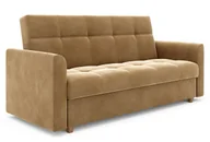 Sofy i kanapy - Ciemnobeżowa Wersalka Rozkładana W7-D47 - miniaturka - grafika 1