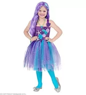 Stroje karnawałowe - WIDMANN Widmann 96549 kostium dziecięcy syrenka, dziewczynka, szary, fioletowy - miniaturka - grafika 1