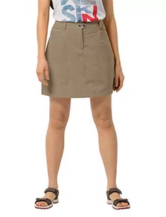 Spódnice - Jack Wolfskin damskie spódnico-spodnie Sonora Skort, ochrona przed promieniami UV, outdoor, podróże, kolor brązowy, beżowy, 34 1503112-5605034 - grafika 1