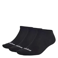 Skarpetki damskie - adidas, T Lin Low 3P, skarpety, czarny/biały, XL, uniseks - dla dorosłych - miniaturka - grafika 1