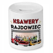 Skarbonki - Skarbonka 330 ml Dla Ksawerego Syna Dziecka z Nadrukiem ze Zdjęciem + Opakowanie na prezent (wzór 02) - miniaturka - grafika 1
