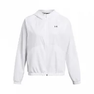 Kurtki damskie - Damska kurtka treningowa Under Armour UA Rival Sport Windbreaker Jkt - biała - miniaturka - grafika 1