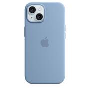 Etui i futerały do telefonów - Apple Silikonowe etui do iPhone 15 z MagSafe – Zimowy błękit - miniaturka - grafika 1