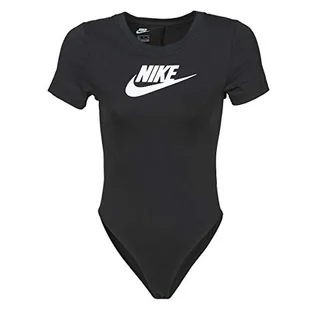 Nike damskie body W NSW HRTG BODYSUIT SS, czarne/(białe), XL, CJ2355 - Body - miniaturka - grafika 1