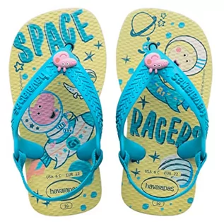 Buty dla dziewczynek - Havaianas Baby Peppa Pig, Japonki Unisex-Bimbi 0-24, Beżowy, 19 EU - grafika 1