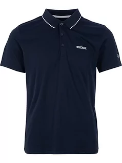 Koszulki sportowe męskie - Regatta Funkcyjna koszulka polo "Maverick V" w kolorze granatowym - grafika 1